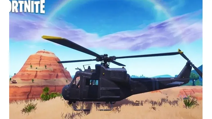 Un misterioso helicóptero se mueve por la Isla de Fortnite ¿Qué significa?