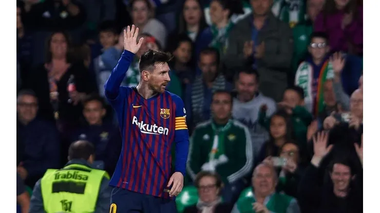 Messi y su agradecimiento para el Betis.
