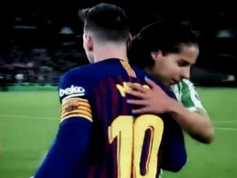La foto de Lainez con Messi que no olvidará nunca en su vida