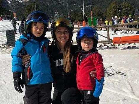 Antonella Roccuzzo subió la foto más tierna de Mateo con su "primito"