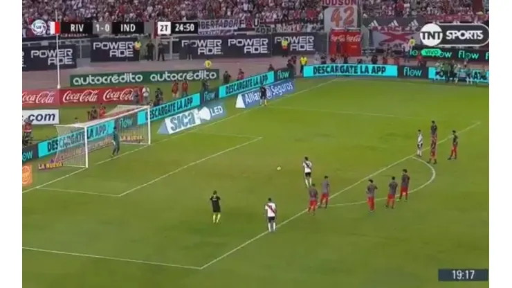 El penal de Ignacio Scocco.