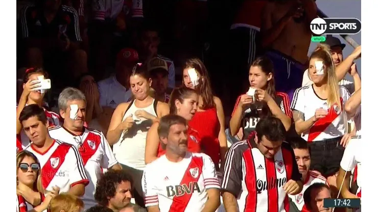 Los hinchas de River y un crudo recibimiento para PP8.