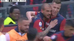 Un minuto después de debutar con Genoa, le pegó un mazazo a la Juventus