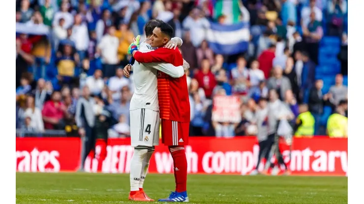 Todo en orden: Sergio Ramos posteó junto a Keylor Navas con un mensaje para Real Madrid