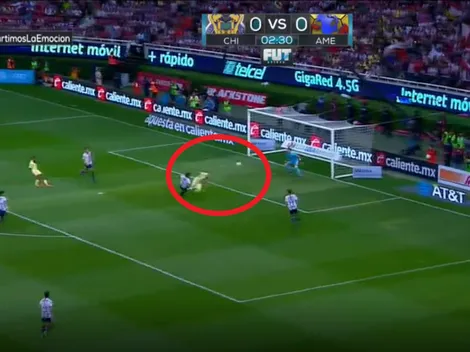 Castillo metió un cabezazo furioso para el primer gol del América en el Clásico Nacional