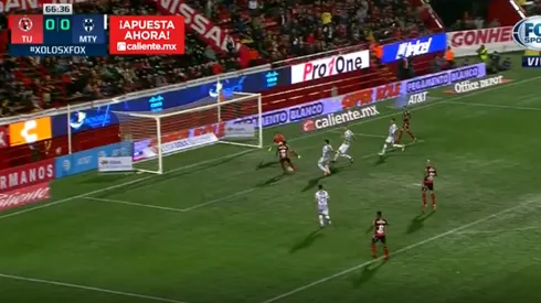 Bolaños le está dando la victoria parcial a Xolos.