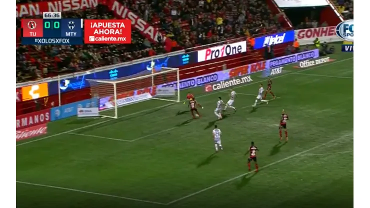 Bolaños le está dando la victoria parcial a Xolos.