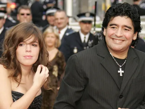 Un día llegó: Maradona le dio la bienvenida a su nieta Roma