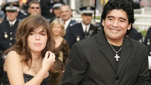 Diego y Dalma en el festival de Cannes 2006.