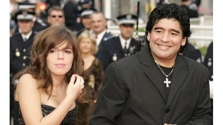 Diego y Dalma en el festival de Cannes 2006.