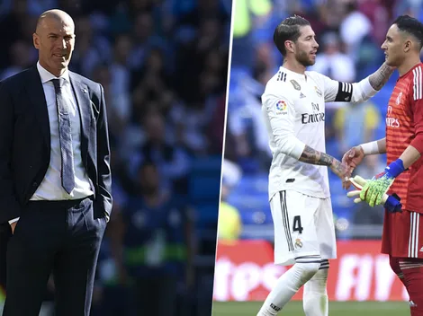 Lo ama: Zidane elogió a Keylor después del partido