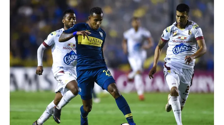 Foto de Sebastián Villa, jugador de Boca.