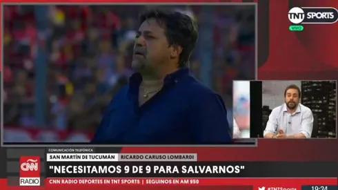 No podemos más: la frase de Caruso Lombardi sobre cómo le va a jugar a Boca