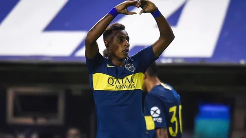 Foto de Sebastián Villa, jugador de Boca.