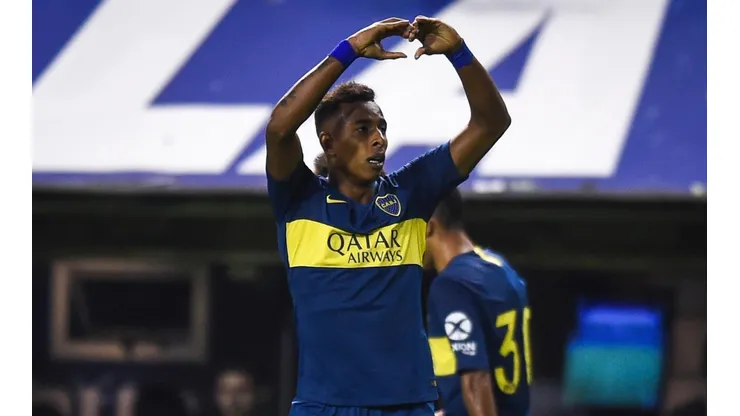 Foto de Sebastián Villa, jugador de Boca.