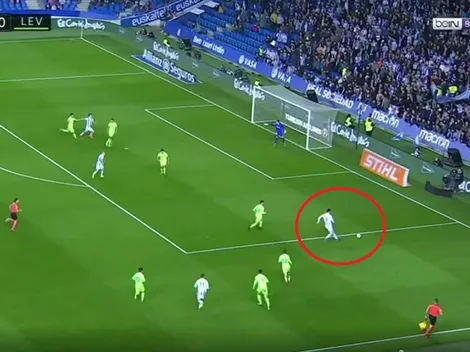 El fail del día se vio en Real Sociedad-Levante: intentó centrar e hizo el ridículo
