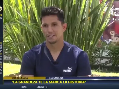 Jesús Molina ya no piensa en su pasado en el América: "Hoy me siento chiva, América es pasado"