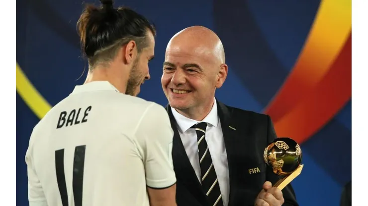 Infantino en el último Mundial de Clubes.