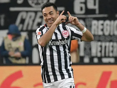 Como uno más: Fabián celebró como loco el triunfo de Eintracht Frankfurt