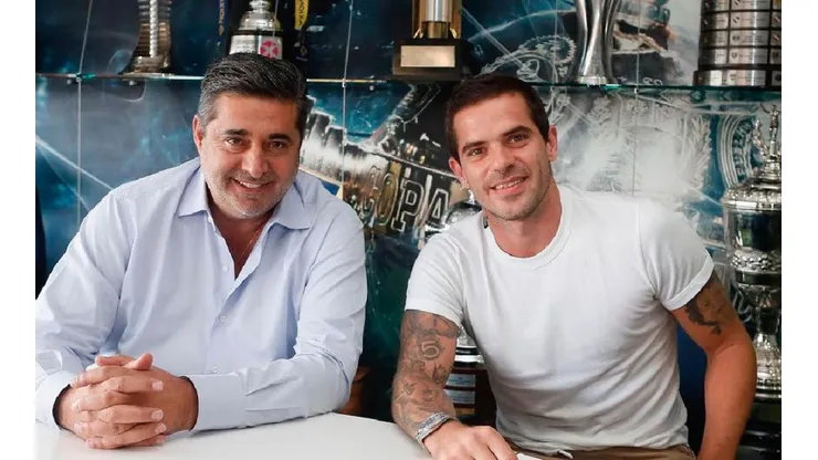 Gago y Angelici llegaron a un acuerdo. (Foto : Boca oficial)