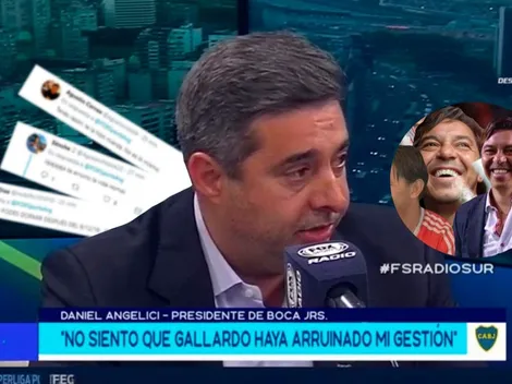 Angelici en Fox Sports: "No siento que Gallardo haya arruinado mi gestión"