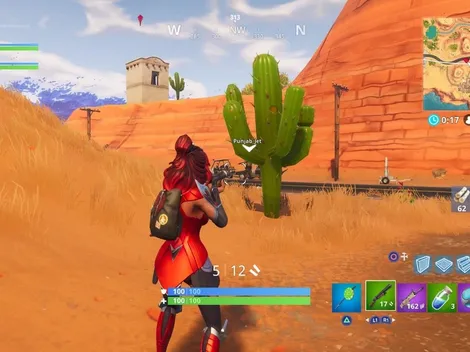 Donde están los cactus en el desierto de Fortnite - Desafíos Semanales