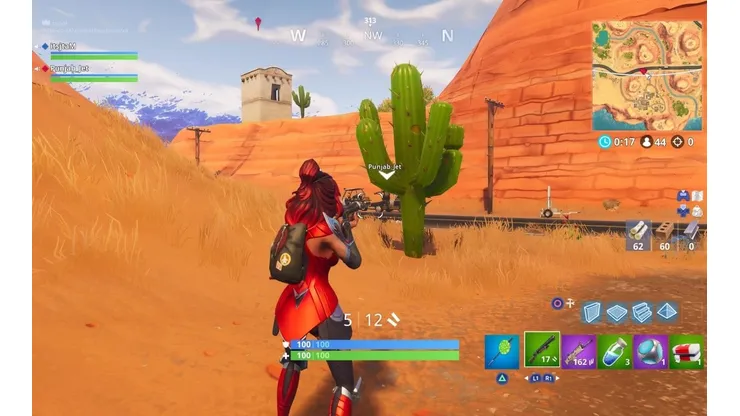 Donde están los cactus en el desierto de Fortnite - Desafíos Semanales
