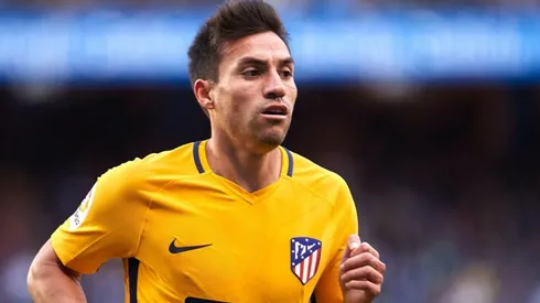 Gaitán durante su paso por el Atlético Madrid.