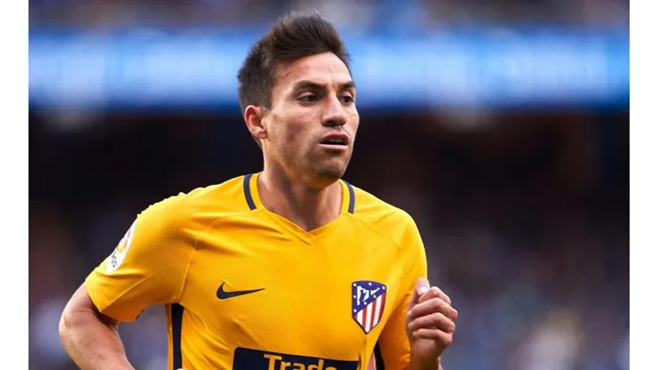 Gaitán durante su paso por el Atlético Madrid.