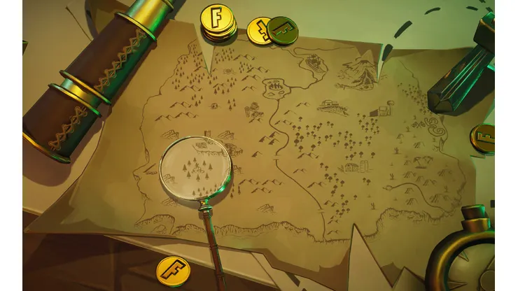 Fortnite: Registra el lugar donde se encuentra la lupa en la pantalla de carga del Mapa del Tesoro (Desafíos Semanales)