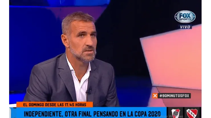 Foto de Cascini en el programa de 90 Minutos.