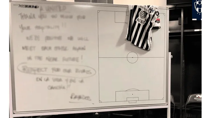 Rayados le dejó un mensaje al Atlanta United en el vestuario del Mercedes-Benz Stadium
