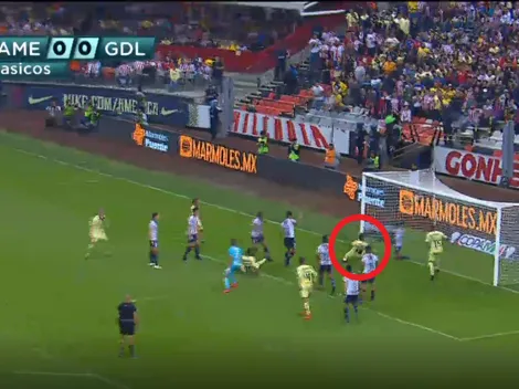 ¿Cuándo no? Bruno Valdez puso el primer gol del América luego de un tiro de esquina