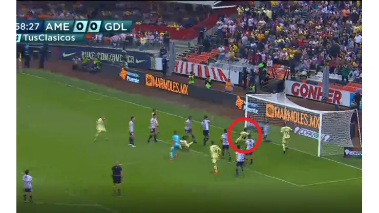 Bruno Valdez, otra vez, abrió la cuenta para el América.