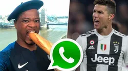 Premonición: los mensajes de Whatsapp que intercambió Evrá con Cristiano antes del triplete al Atlético