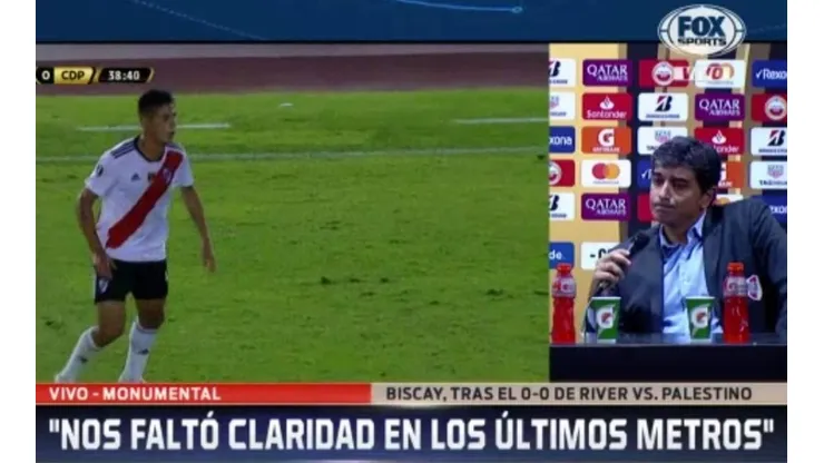 Escuchá, Conmebol: Biscay contó por qué el Monumental vacío no le hizo daño solo a River