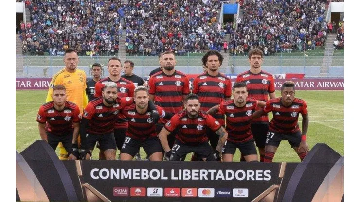 Flamengo vs Liga de Quito por la Copa Libertadores.
