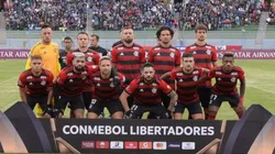 Flamengo vs Liga de Quito por la Copa Libertadores.