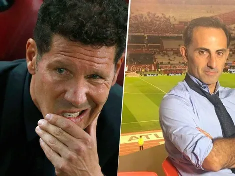 Latorre se burló de Simeone en vivo: "Dice estupideces para los bobos"