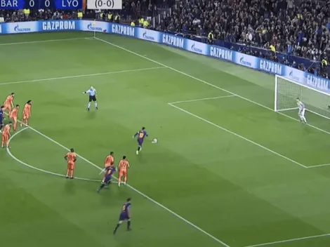 Al Barcelona le regalaron un penal y Messi lo aprovechó ¡para humillar al Lyon!