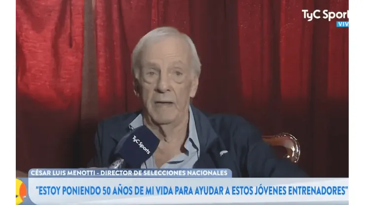 Tiene razón: Menotti dijo que "no es el momento de Messi" y contó por qué