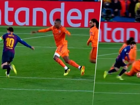 Cierren todo: Messi dejó en el piso a dos defensores y marcó un golazo