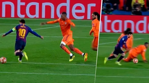 Cierren todo: Messi dejó en el piso a dos defensores y marcó un golazo