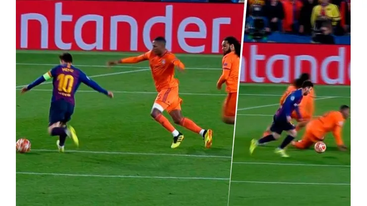 Cierren todo: Messi dejó en el piso a dos defensores y marcó un golazo