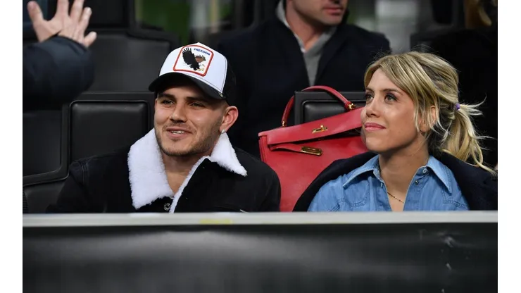 Foto de Mauro Icardi y Wanda Nara.