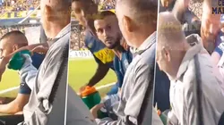 Lo que la TV no mostró: la reacción de Tevez y Benedetto cuando el kinesiólogo de Boca les tiró agua