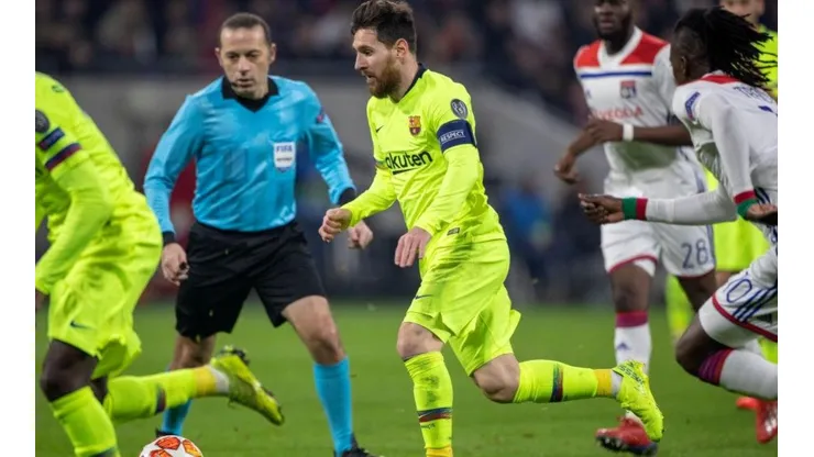 Barcelona vs Lyon por la Champions League.