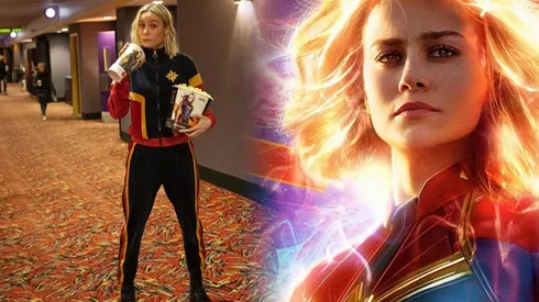 Brie Larson sorprendió a los fans que fueron al cine a ver Capitana Marvel