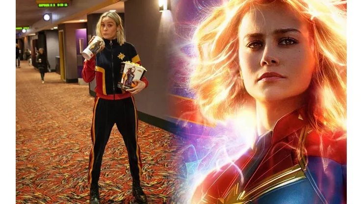 Brie Larson sorprendió a los fans que fueron al cine a ver Capitana Marvel