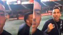 Funes Mori filmaba el estadio del Atlanta desde adentro y lo agarró a Vangioni bailando con toda